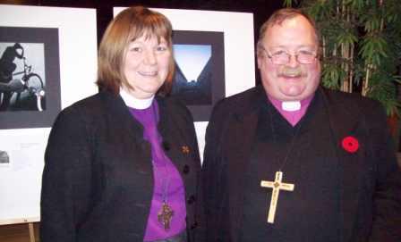 Bishop Jane Alexander and Bishop Larry robertson